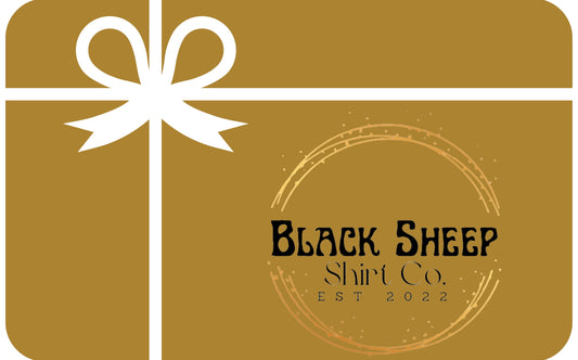 Black Sheep Shirt Company Gift Card