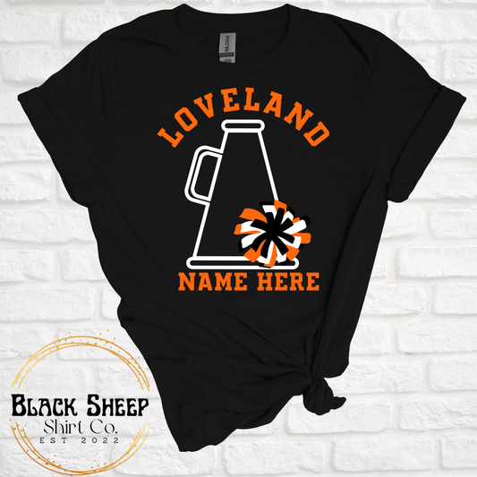 Loveland Cheerleader (Name Customizable)