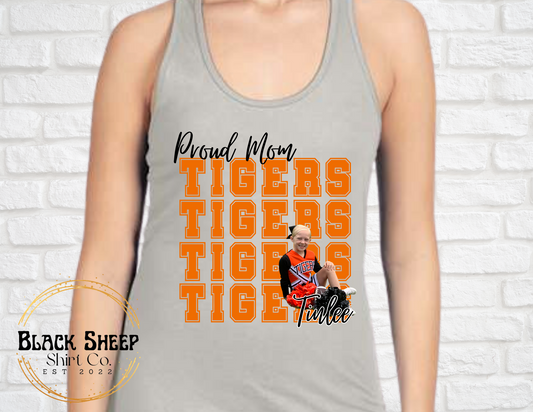 Tigers Custom (Proud) with Athlete's Picture